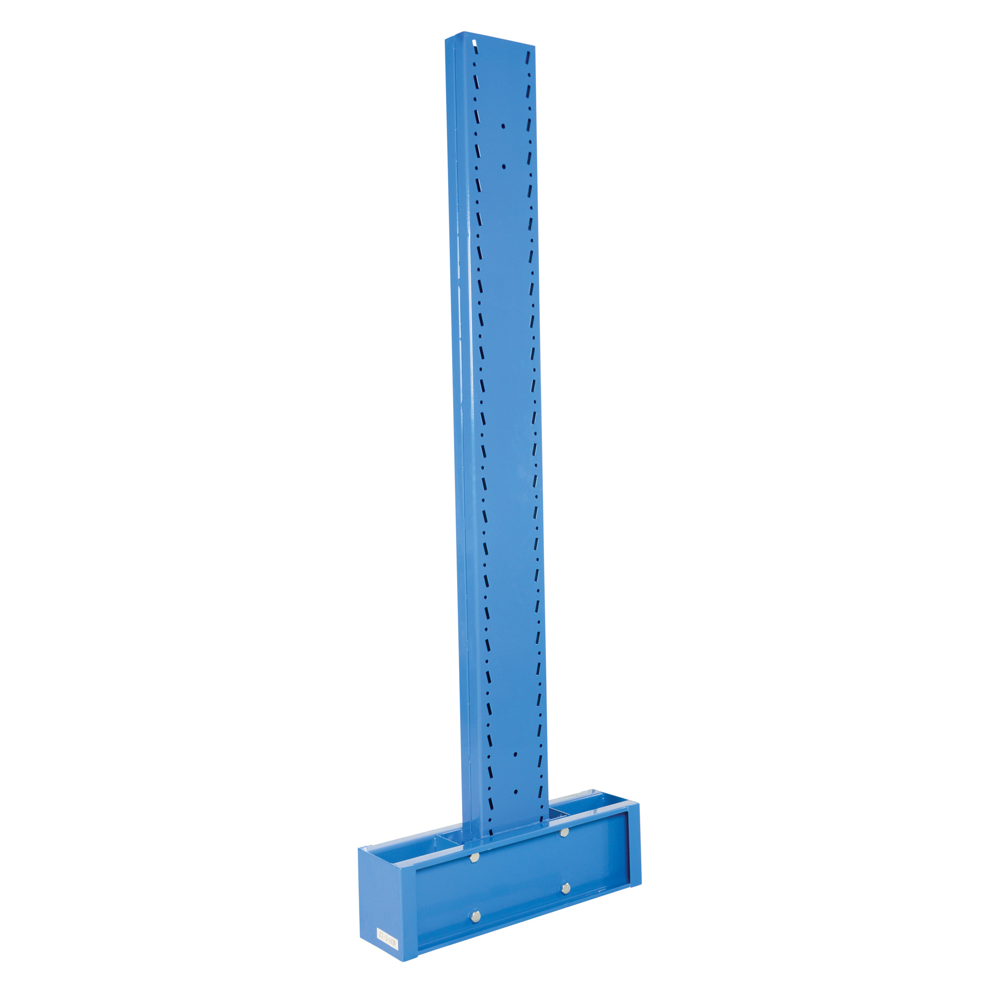 Vestil Steel Medium Duty Double Sided Cantilever Upright for 12 In. Arms 14,200 Lb. Capacity Blue